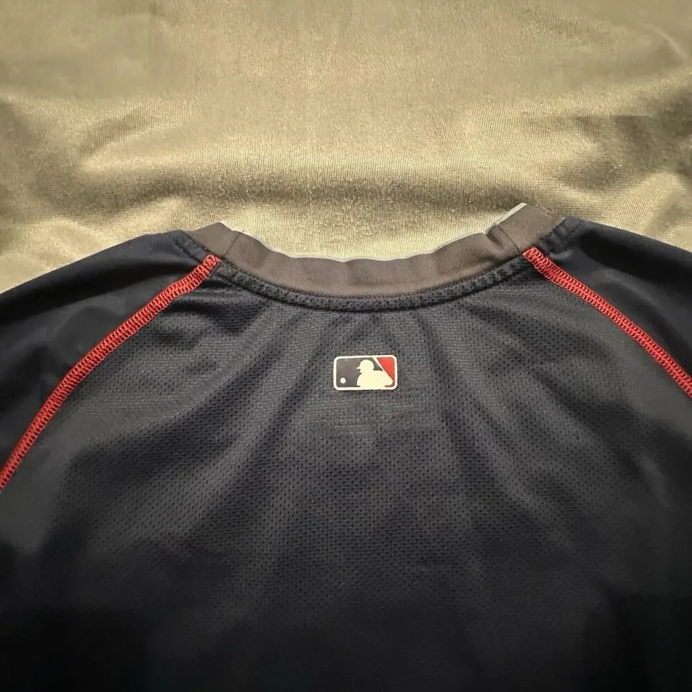 Nike Pro Combat Minnesota Twins Shirt Men's Large Fitted Navy Blue Performance
